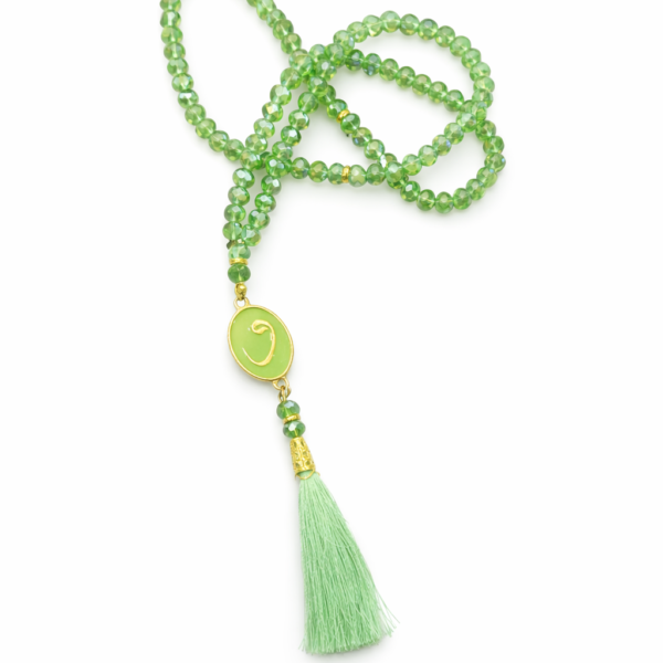 kristal yeşil tesbih