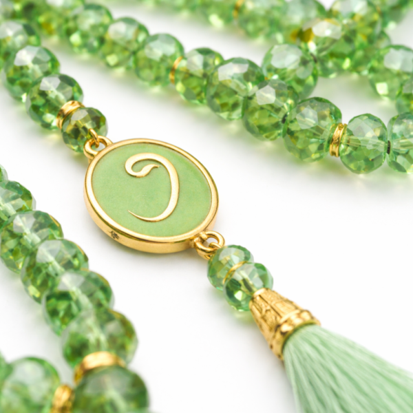 kristal yeşil tesbih