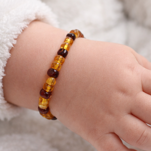 kehribar çocuk bebek bileklik